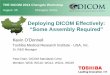 Deploying DICOM Effectively€¦ · PACS procedure scheduled Prefetch any relevant prior studies modality worklist report report ... –Practical Imaging Informatics: Foundations