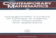 CONTEMPORARY MATHEMATICS 138 …Recent Titles in This Series 138 Donald St. P. Richards, Editor, Hypergeometric functions on domains of positivity, Jack polynomials, and applications,