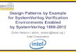 Design Patterns by Example for SystemVerilog Verification ...events.dvcon.org/2016/proceedings/slides/08_2.pdf · Design Patterns by Example for SystemVerilog Verification Environments