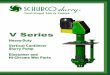 V Series - Schurco Slurry, Heavy Duty Slurry Pump Manufacturerslurry to pass through and pump from the top and bottom. The top suction draws the slurry away from the drive end. CASING