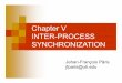 Chapter V IP Synchronization - UHparis/3360/PowerPoint/Chapter V... · INTER-PROCESS SYNCHRONIZATION Jehan-François Pâris jfparis@uh.edu. Chapter overview The critical section problem
