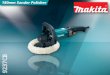 180mm Sander Polisher - Makita · Rubberised loop handle and gear housing help protect surfaces from damage. Advantages Innovative Features Wire Mesh Intake Covers Improved Cord Guard