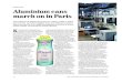AEROSOL CANS Aluminium cans march on in Paris · 2019-01-15 · aerosol can, a first for such a prestigious market. Using bag-on-valve technology and a new air propellent system the