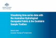 Visualising time-series data with the Australian ... study: Visualising flow rates across the MDB May 2010-July 2011 • Used tools on Geofabric data to create custom sub-catchments