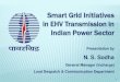 Smart Grid Initiatives in EHV Transmission in Indian Power ... · Set up “Smart Grid Centre” to accelerate standards harmonization and development/ adoption of smart grid technologies