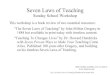 Seven Laws of Teaching - gsbaptistchurch.com · Seven Laws of Teaching Sunday School Workshop This workshop is a book review of two essential resources: “The Seven Laws of Teaching”