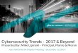 Cybersecurity Trends - 2017 & Beyond Cybersecurity Trends - 2017 & Beyond Presented by: Mike Lipinski