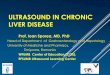 ULTRASOUND IN CHRONIC LIVER DISEASE - BMUS€¦ · ultrasound evaluation of the fatty liver is a quite good predictor,, perhaps sufficient for most purposes, for the estimation of