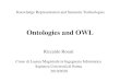Ontologies and OWL - rosati/krst/owl.pdfآ  Ontologies and OWL 3 Ontology in computer science â€¢ ontology