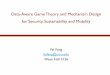 Data-Aware Game Theory and Mechanism Design for Security ... · 9/12/2017  · Data-Aware Game Theory and Mechanism Design for Security, Sustainability and Mobility Fei Fang feifang@cmu.edu