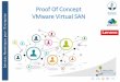 Proof Of Concept VMware Virtual SAN · VMware Virtual SAN 6.X 5 • Software-defined storage optimized for VMs • Hypervisor-converged architecture • Runs on any standard x86 server