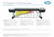 HP DesignJet T1700 Printer seriesh20195. · Get bright colour and bold image qualit y – even on plain papers – with HP Bright Of fice Inks. Reproduce transparencies, layers, colour