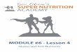 MODULE #6 - Lesson 4 - Amazon S36 Super Nutrition Academy MODULE 6 - Lesson 4 b u Ç X } u The more serious complications, are malabsorption from the changes in the bowel, in the small