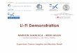 Li-Fi Demonstration - Osman Sayginer · novices and professionals to create devices that interact with their environment using sensors and actuators. Common examples of such devices