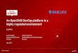 highly regulated environment An OpenShift DevOps platform in a An OpenShift DevOps platform in a highly