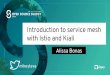 with Istio and Kiali Introduction to service mesh · 2019-12-21 · Introduction to service mesh with Istio and Kiali Alissa Bonas mikeyteva. Evolution of application ... alongside