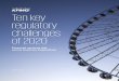 Ten key regulatory challenges of 2019 · required top management support, authority, oversight, co-ordination and execution of data management activities. However, many organisations