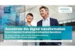 Accelerate the digital transformation - Siemens...Accelerate the digital transformation The Digital Enterprise in the chemical industry Plants can only produce paint batches in large