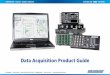 Data Acquisition Product Guide - chawei.com.t · Data Acquisition Product Guide. DATA ACQUISITION PRODUCT GUIDE 2 US/CANADA 1-800-525-8528 EUROPE/ASIA +49 (0) 7142-9531–0 About