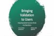 Bringing Validation to Users - State of the Map · Bringing Validation to Users Integrating Quality Assurance Checks into Map Editors Clarisse Abalos @map2save Matthew Gibb @giblet22