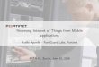 Reversing Internet of Things from Mobile applications · Reversing Internet of Things from Mobile applications Axelle Apvrille - FortiGuard Labs, Fortinet AREA 41, Zurich, June 10,
