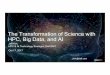 The Transformation of Science with HPC, Big Data, … workshop JSK...The Transformation of Science with HPC, Big Data, and AI Jeff Kirk HPC & AI Technology Strategist, Dell EMC Oct