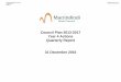 Council Plan 2013-2017 Year 4 Actions Quarterly Report 31 ... · Council Plan 2013-2017 Year 4 Actions Quarterly Report 31 December 2016 Ordinary Meeting of Council Attachment 6.2