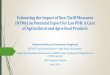 Estimating Impacts of NTMs on Export Potential for Lao PDR ... NTMs … · (NTMs) on Potential Export for Lao PDR: A Case of Agricultural and Agro-food Products Vanthana Nolintha