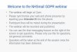 Welcome to the NHSmail GDPR webinar - Amazon S3€¦ · Welcome to the NHSmail GDPR webinar • The webinar will begin at 11am. • Please synchronise your web and phone presence
