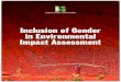 Inclusion of Gender in Environmental Impact Assessment of Gender in... · 3. Impact of infrastructural projects on gender 10 Economic impact 10 Environmental impact 10 Social and