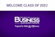 WELCOME CLASS OF 2021! - JMU · 2019-12-16 · WELCOME CLASS OF 2021! Your Next Four Years. Actions for Academic Success ... prepared •Assume responsibility for your own education