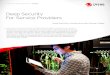 Deep Security For Service Providers - Trend Micro · Deep Security For Service Providers This paper is aimed at service providers that are offering cloud services such as Infrastructure