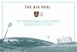 THE KIA OVAL€¦ · In 2015, the Kia Oval will once again play host to the greatest of all moments in English cricket: the finale of an Ashes summer. After the tour of Australia