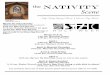the NATIVITY Sceneholy-nativity.org/wp-content/uploads/2011/01/Newsletter-April-2015-for... · the NATIVITY Holy Nativity Episcopal Church • Panama City, Florida April 2015 Volume