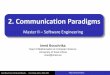 2. Communication Paradigms - EJB Tutorial · Communication Paradigms Remote Invocation Remote Procedure Call ( RPC ) Is a way of communication in which a computer program can invoke