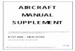 AIRCRAFT MANUAL SUPPLEMENT · ipc-contents page. 1. chapter 11 placard & markings chapter 21 air conditioning chapter 22 auto flight chapter 23 communications . 23-28-11-99z – equipment