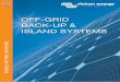 OFF-GRID BACK-UP & ISLAND SYSTEMS...• 16 x 230 wp Solar Panels • BlueSolar Charge Controller mPPt 150/70 • 10kw generator for back-up • Precision Battery monitor BmV-602S to