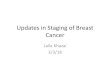 Updates in Staging of Breast cancer - Moffitt Cancer Center · AJCC Cancer Staging Manual, eight edition. • Evolution of the Staging System in Breast Cancer. Donovan et al, Ann