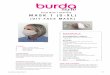 burda Mask 1 Download MASK 1 (S-XL) · supplies. A sewing machine would be ideal. With a little patience, however, the mask can also be sewn by hand. Cut out the paper pattern pieces