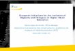European Initiatives for the Inclusion of Migrants and ... · European Initiatives for the Inclusion of Migrants and Refugees in Higher Music Education. Nerea López de Vicuña, Office