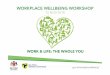 Workplace Wellbeing Presentation · 61% improve wellbeing Improved productivity Reduced staff turnover “If I cycle I feel more energetic. When I stopped cycling, I was falling asleep