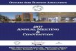 2017 ANNUAL MEETING - oaba.on.caoaba.on.ca/uploads/8jSIe2017 pkg.pdf · that we can manage investments, adopon and understand the consequences of being leaders (or not) in this respect