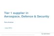 Tier 1 supplier in Aerospace, Defence & Security€¦ · PARIS AIRSHOW / JUNE 2015 / Continuing momentum in civil aftermarket Civil aftermarket up 17.8%* in Q1 2015 Growth driven