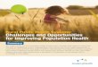 Rural Public Health Systems: Challenges and Opportunities for Improving Population Health Health brief... · 2016-10-20 · 4 Rural Public Health Systems: Challenges and Opportunities