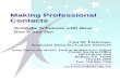 Making Professional Contacts - School of La · Making Professional Contacts Lisa M. Patterson, Associate Dean for Career Services State University of New York at Buffalo Law School