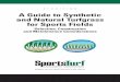 TH EDITION A Guide to Synthetic and Natural Turfgrass for ...€¦ · The Sports Turf Managers Association (STMA), the authority on sports field management issues, has prepared this