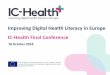 Improving Digital Health Literacy in Europe · The videos present the benefits of digital health literacy, give a short insight into the MOOCs, and showcase some short testimonials