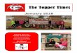 The Topper Times - Cambria, WI 53923 2018...The Topper Times Classes Resume Tuesday, January 2, 2018 End of Semester Friday, January 19, 2018 No School Monday, January 22, 2018 January