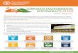 FAO Corporate Environmental Responsibility Report …At the FAO 2017 Conference, the Organization has launched its Corporate Environmental Responsibility Strategy 2017 2020, which