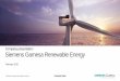 Company presentation Siemens Gamesa Renewable Energy · Three business units strongly positioned in the market Our business Onshore Offshore Service 11 15 GW installed since 1991
